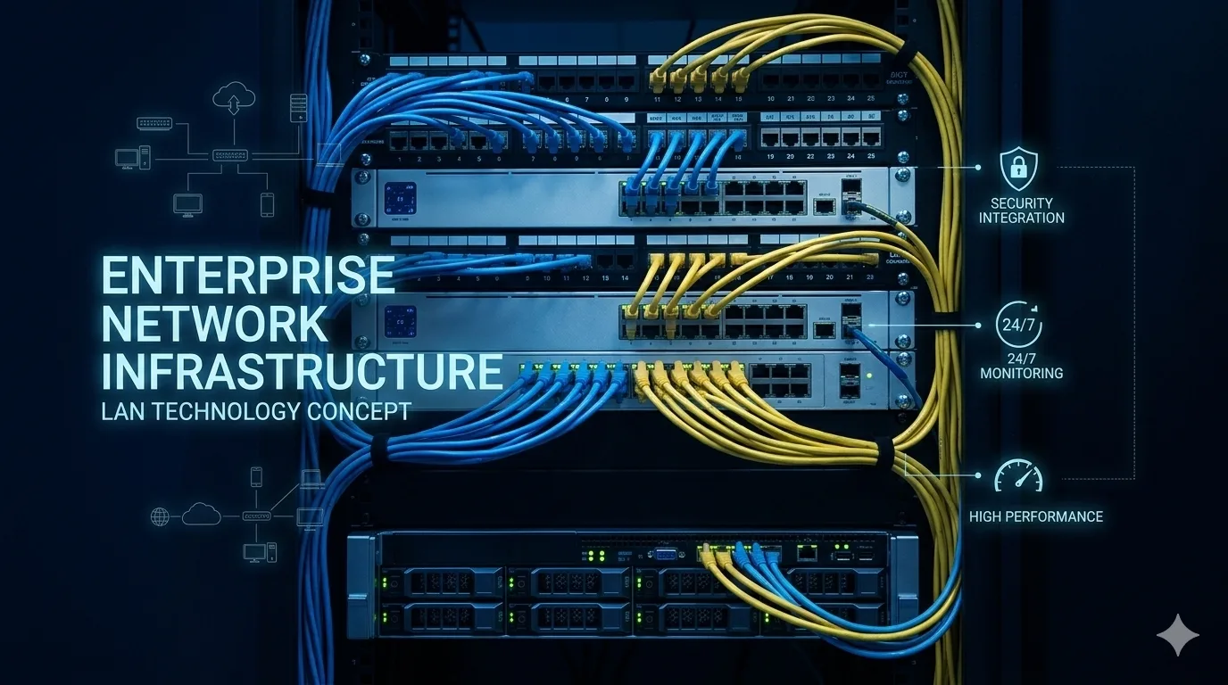 تصميم وتركيب الشبكات (LAN/WAN)