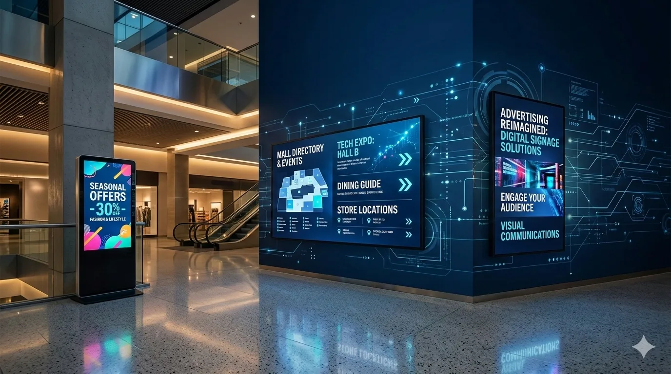 أنظمة اللافتات الرقمية (Digital Signage)
